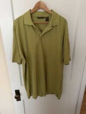 AXIS Short-sleeve polo- size XL- Olive/green